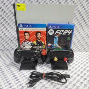 Konsola Sony PlayStation 4 500 GB czarny + 2 pady + F1 2020 + FC24 + DOCK